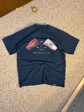 Primitive Good For Life Graphic T-Shirt Navy